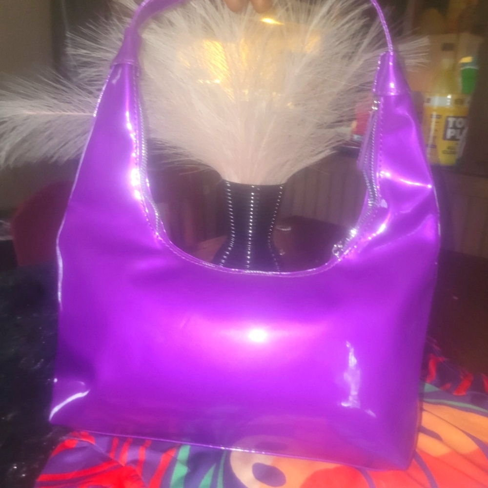 Purple Shoulder bag Big